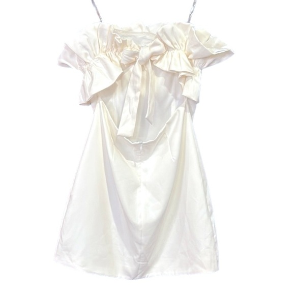 Do + Be Collection - Open Shoulder Ruffle Detail Dress Medium - Picture 5 of 16